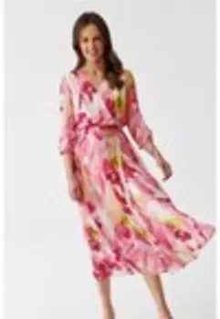 Дневное платье DONTRI Tatuum, неоновый-розовый