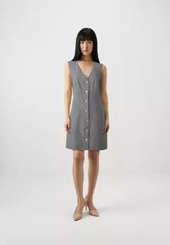 Дневное платье DORIS BUTTONED Guess, серый