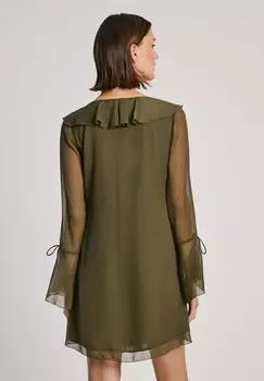 Дневное платье DRESS RESPECT Pepe Jeans, темно-зеленый