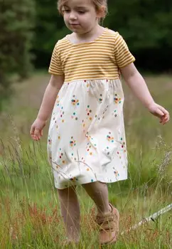 Дневное платье EASY PEASY Little Green Radicals, кремовый