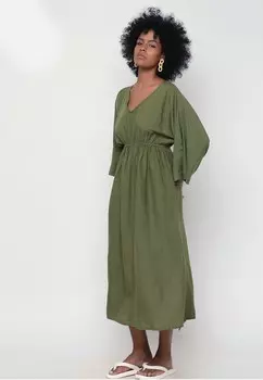 Дневное платье ELEGANTES SOMMER YC Fashion & Style, хаки