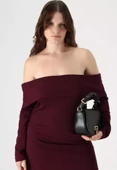 Дневное платье ELOWYN DRESS Lauren Ralph Lauren Woman, Бордо