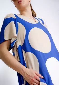 Дневное платье EN IMPRIM GROS POIS Jean Marc Philippe, синий