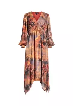 Дневное платье ESTELLE COLCA AllSaints, коричневый