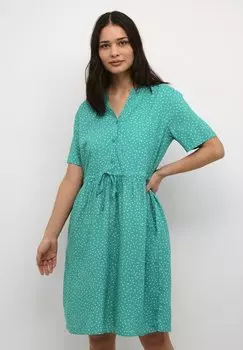 Дневное платье Ferina Cream, колумбийская сосна в горошек