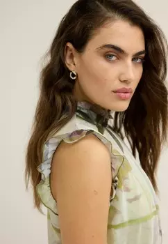 Дневное платье FLORAL MIDI REGULAR FIT Next, зеленый