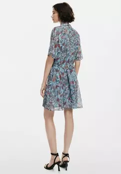 Дневное платье FLORAL PRINT Desigual, синий