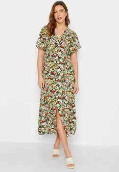 Дневное платье FLORAL PRINT SPLIT Long Tall Sally, цвет yellow