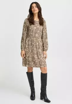 Дневное платье FLOWY 4 Fransa, коричневый