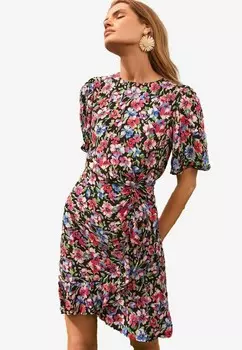 Дневное платье FLUTTER SLEEVE REGULAR FIT Love & Roses, черный