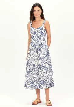 Дневное платье FRENCH BRAND FASHION ELEGANT MODERN RITZILON Caroll, синий