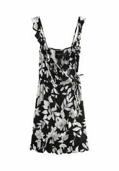 Дневное платье FRILL REGULAR FIT Myleene Klass, цвет Mottled Black