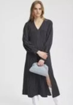 Дневное платье FRYLA P V-NECK MIDI Gestuz, черный