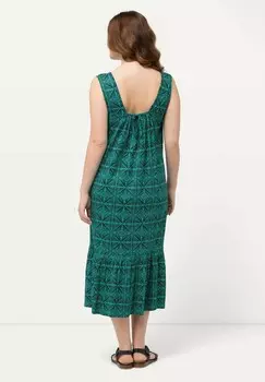 Дневное платье GEOMETRIC SLEEVELESS Ulla Popken, бирюзовый