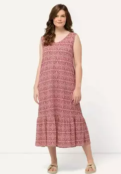 Дневное платье GEOMETRIC SLEEVELESS Ulla Popken, цвет Berry