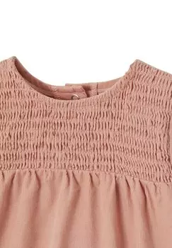 Дневное платье GESMOKTES Vertbaudet, светло-розовый