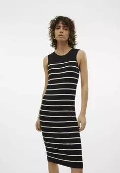 Дневное платье GIZELLE O-NECK Vero Moda, черный
