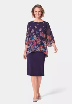 Дневное платье GOLDNER, фиолетовый