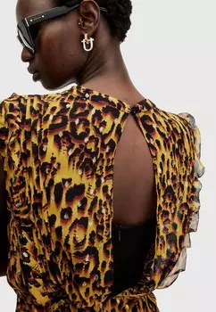 Дневное платье HALI AllSaints, желтый