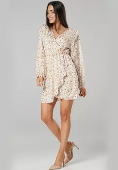 Дневное платье Happy Mama, бежевый