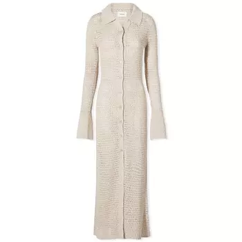 Дневное платье Holzweiler Cenci Crochet Knit Dress, цвет Sand Mix