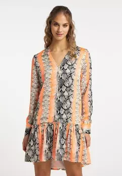 Дневное платье IZIA GAYA IZIA, оранжевый