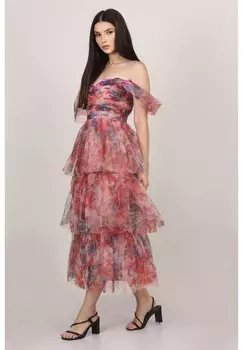 Дневное платье LACE & BEADS SYDNEY MIDI OCCASION DRESS Lace & Beads, цвет Rose Gold-Coloured