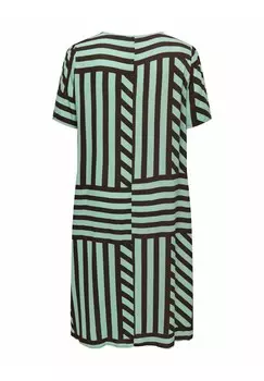 Дневное платье LOCKER GESCHNITTEN V-AUSSCHNITT MIDI ONLY Carmakoma, коричневый