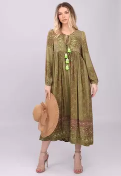 Дневное платье LUFTIGES SOMMER YC Fashion & Style, зеленый