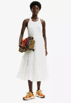 Дневное платье M. CHRISTIAN LACROIX PLUNGING Desigual, цвет white