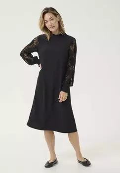 Дневное платье MAHLU FRILLED NECK Kaffe, цвет Mottled Black