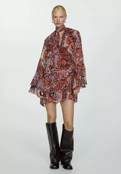 Дневное платье Mango, коричневый