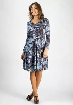 Дневное платье MARGUERITE PAISLEY Stockholms Klanningsfabrik, коричневый