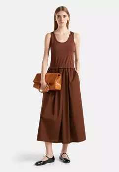 Дневное платье MIDI United Colors of Benetton, коричневый
