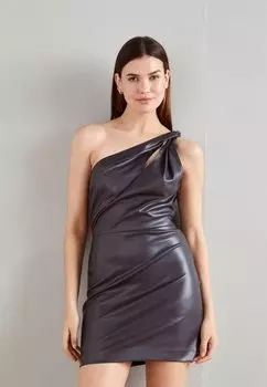 Дневное платье Mini Dress With Drape Detail Scotch & Soda, вечернее