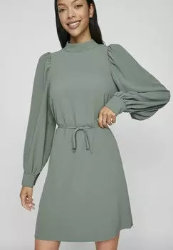 Дневное платье MINI HIGH VILA, цвет Mottled Green