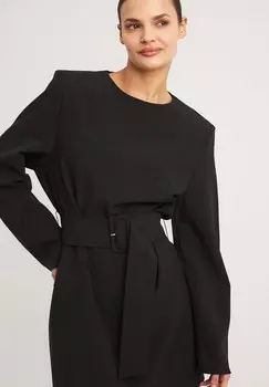 Дневное платье MINI MIT GRTEL NA-KD, черный