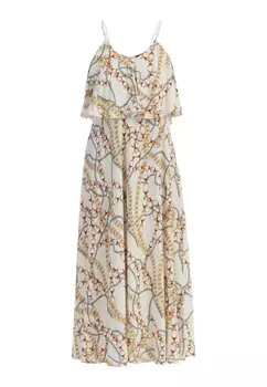 Дневное платье MIT ALLOVER PRINT faina, белый