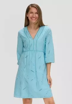 Дневное платье MIT LOCHMUSTER s.Oliver BLACK LABEL, светло-голубой