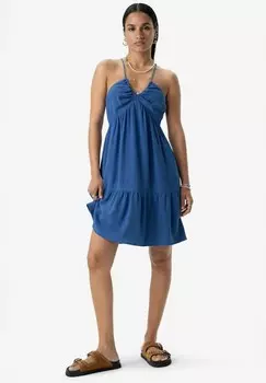Дневное платье MIT SPAGHETTITRGERN Sissy-Boy, синий