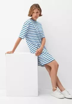 Дневное платье MIT STREIFEN s.Oliver, синий