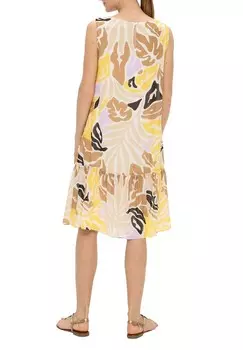 Дневное платье MIT VOLANTS s.Oliver BLACK LABEL, кремовый