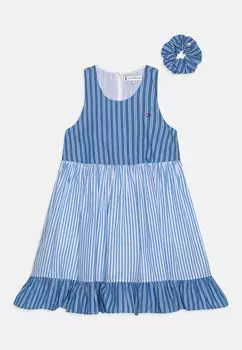 Дневное платье MIXED STRIPE RACERBACK DRESS Tommy Hilfiger, цвет blue spell/white