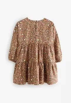 Дневное платье Next, коричневый