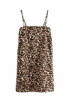 Дневное платье Next, коричневый