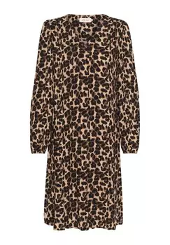 Дневное платье NIKA Cream, коричневый