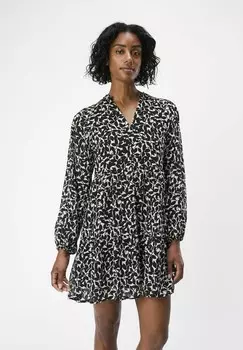 Дневное платье OBJMILA GIA LS NOOS Object, цвет Mottled Beige