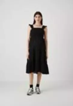 Дневное платье OLMGRACE FRILL CALF DRESS Only Maternity, черный