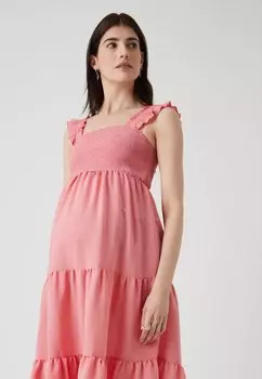 Дневное платье Olmgrace Frill Calf Dress Only, роза камелия
