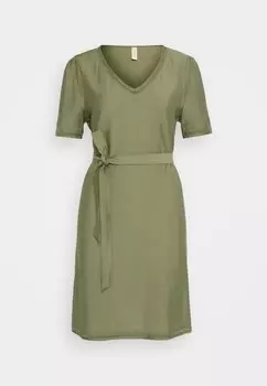 Дневное платье Onlceline Paula V Neck Dress Life ONLY, глубокий лишайниковый цвет